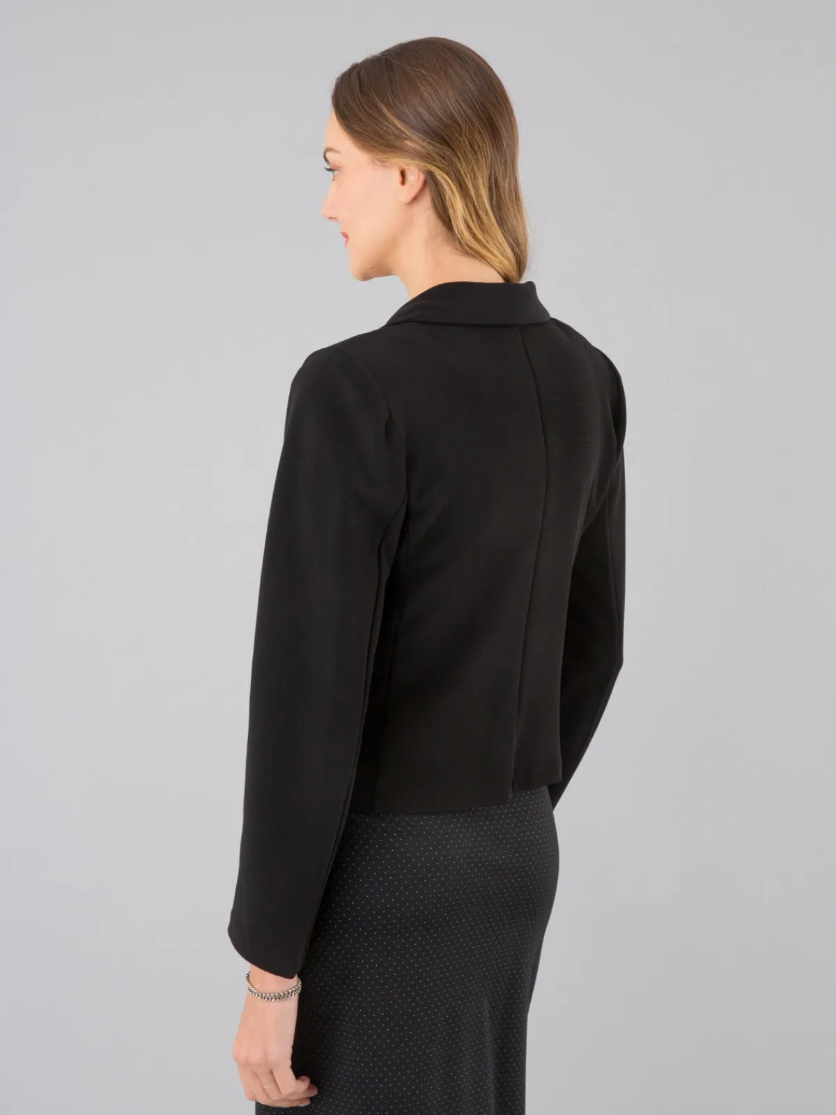 Black Spencer Waistcoat-style Jacket<agnès b. Outlet