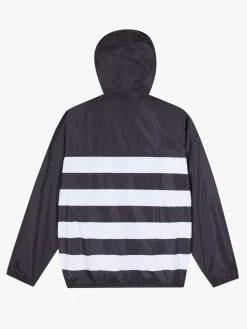 Black Striped Unisex X K-way Claude Parka<agnès b. Flash Sale