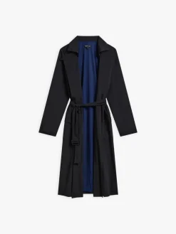 Black Technical Fabric Waterproof Windproof Coat<agnès b. Clearance