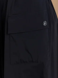 Black Technical Fabric Waterproof Windproof Coat<agnès b. Clearance
