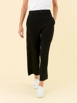 Black Tricaetate And Polyester Trousers<agnès b. Clearance