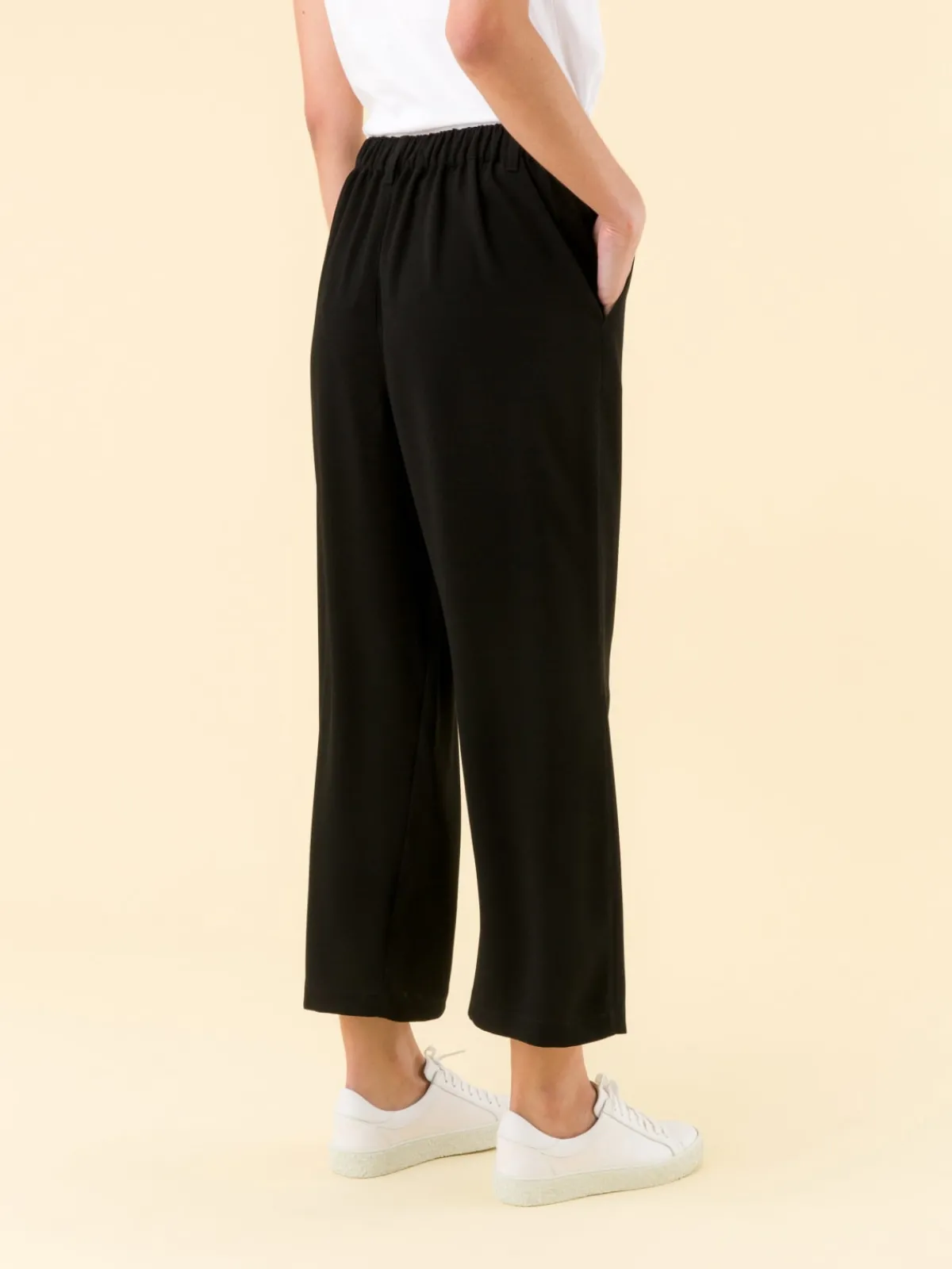 Black Tricaetate And Polyester Trousers<agnès b. Clearance