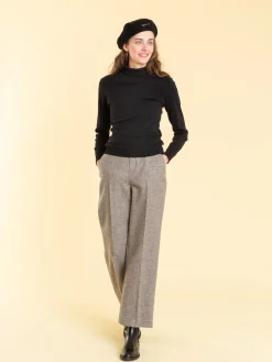 Black Turtleneck Eddy Sweater<agnès b. Cheap