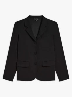 Black Unlined Crepe Suit Jacket<agnès b. Flash Sale