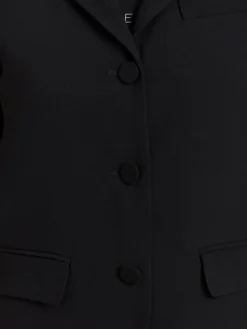 Black Unlined Crepe Suit Jacket<agnès b. Flash Sale