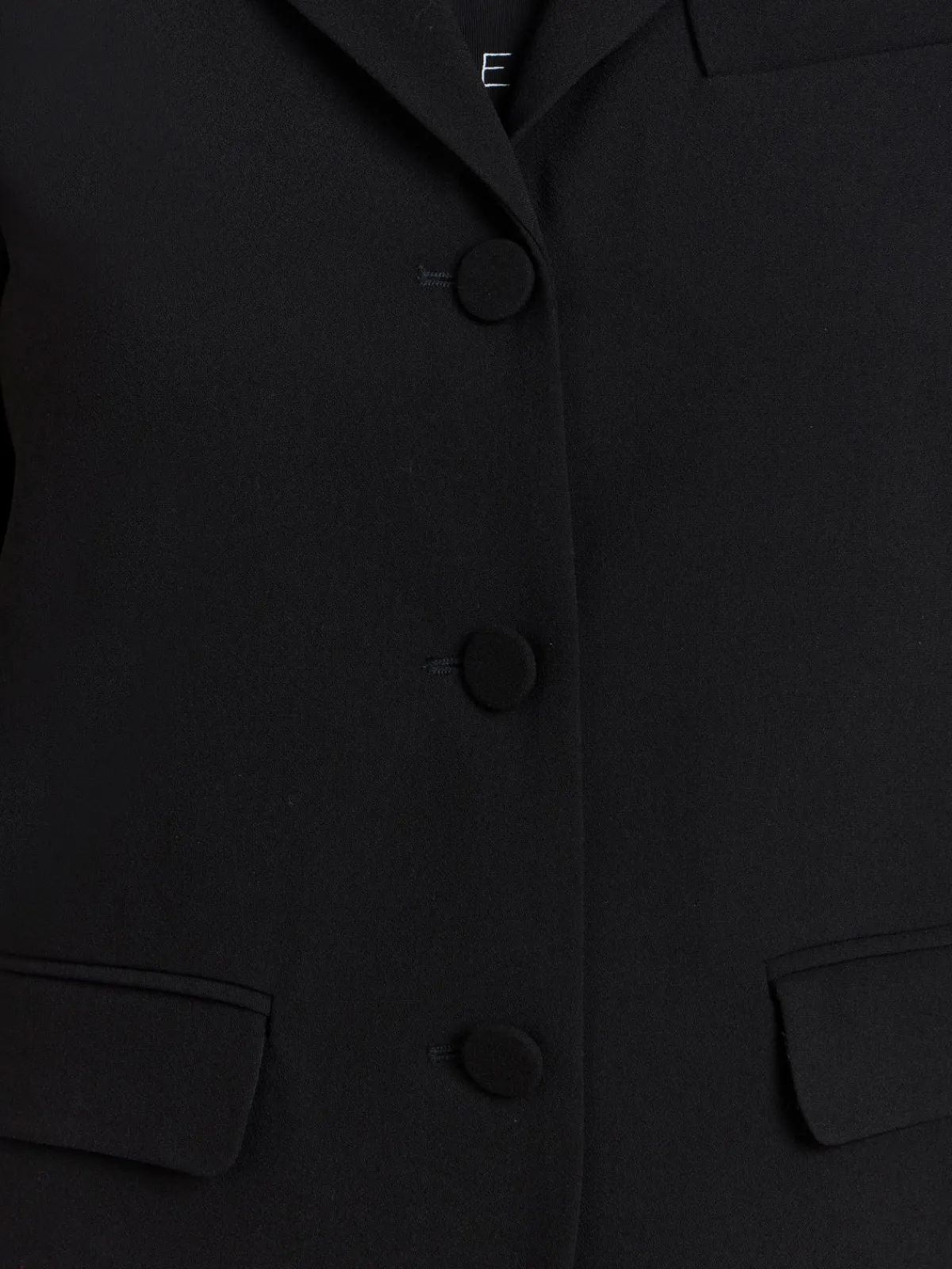 Black Unlined Crepe Suit Jacket<agnès b. Flash Sale