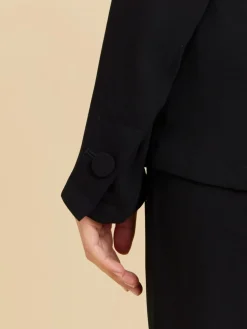 Black Unlined Crepe Suit Jacket<agnès b. Flash Sale
