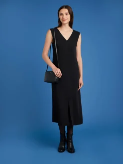 Black Vika Split Dress<agnès b. Store