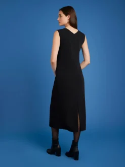 Black Vika Split Dress<agnès b. Store