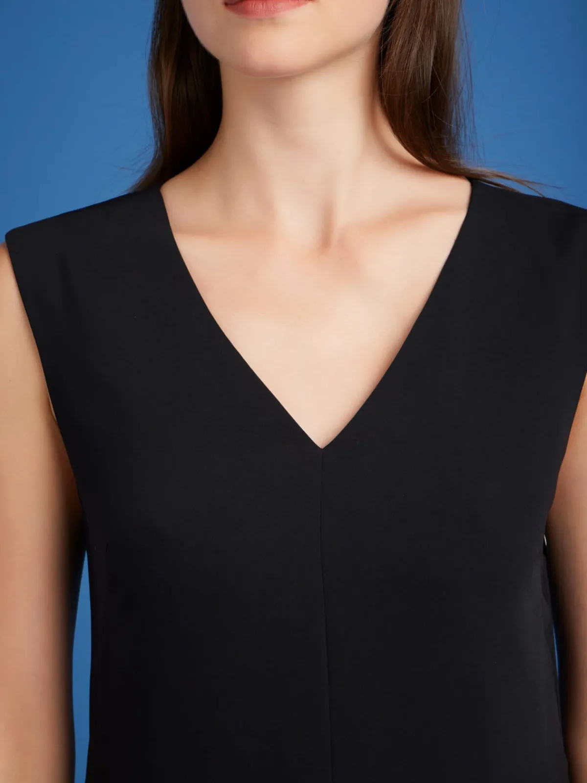 Black Vika Split Dress<agnès b. Store