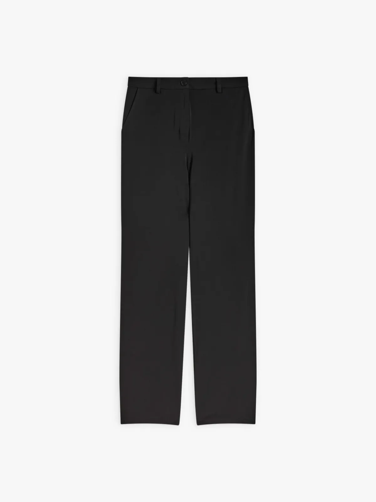 Black Viscose Boy Pants<agnès b. Hot