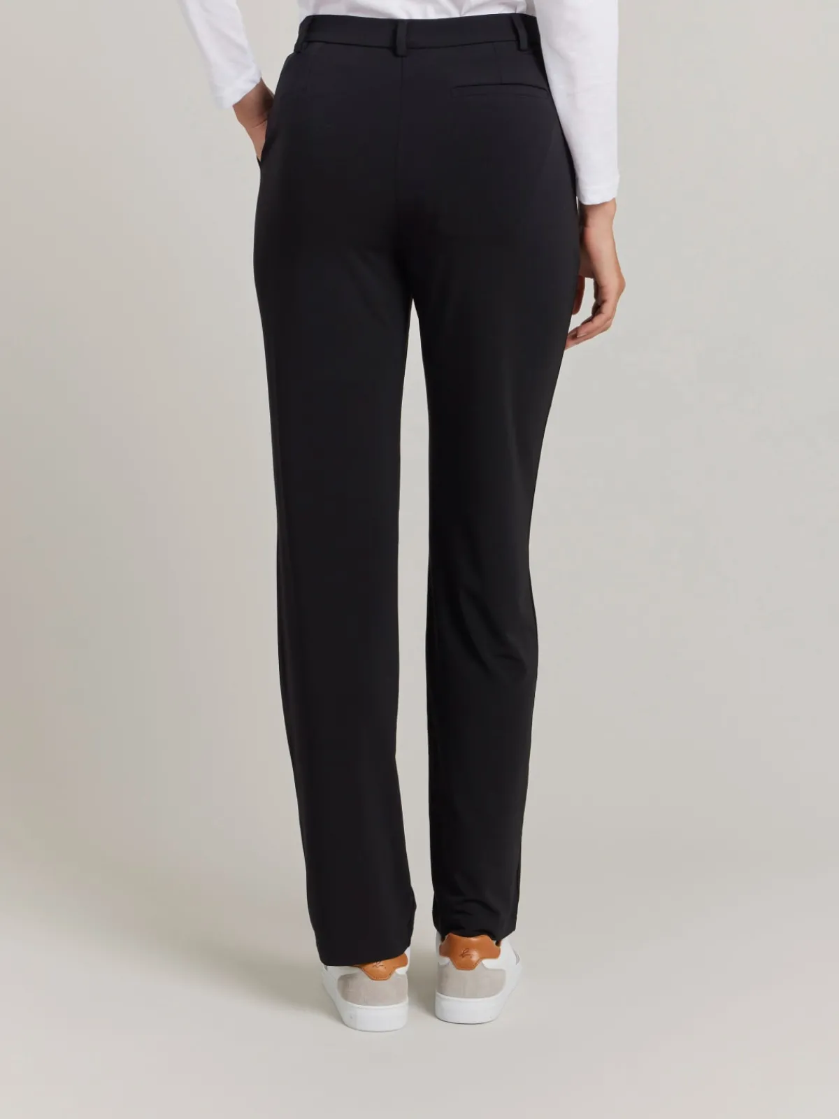 Black Viscose Boy Pants<agnès b. Hot