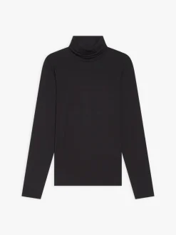 Black Viscose Ingrid T-shirt<agnès b. Shop