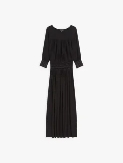 Black Viscose Long Carry Dress<agnès b. Flash Sale