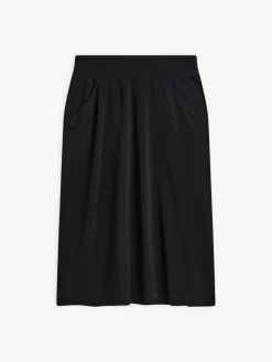 Black Viscose Lyrique Skirt<agnès b. Store