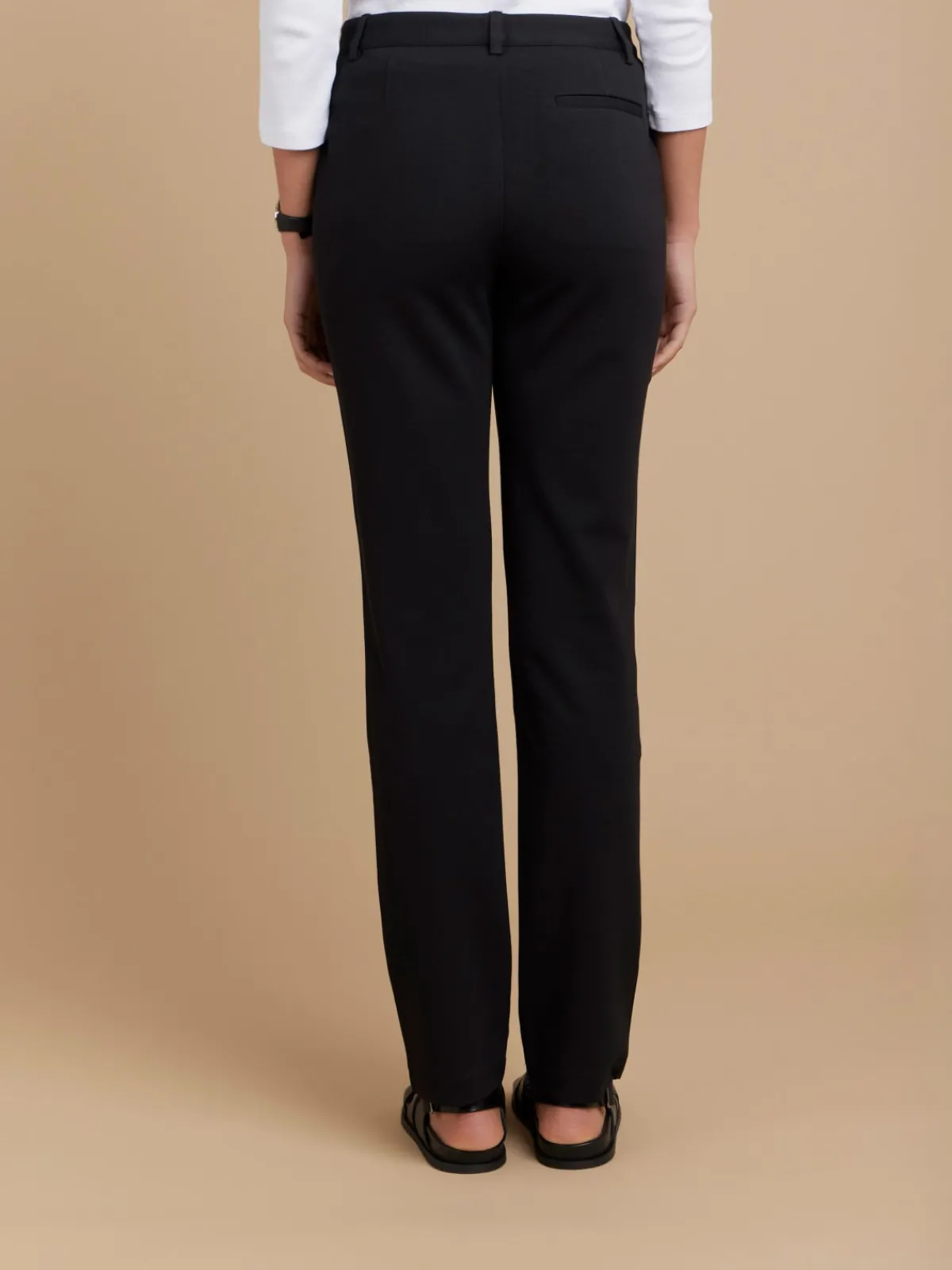 Black Viscose Man Pants<agnès b. Fashion