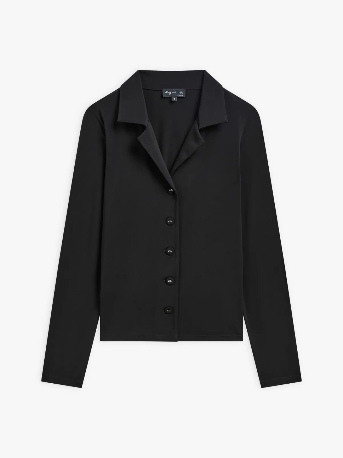 Black Viscose New Cubana Shirt<agnès b. Best