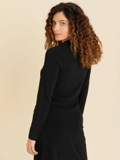 Black Viscose New Cubana Shirt<agnès b. Best
