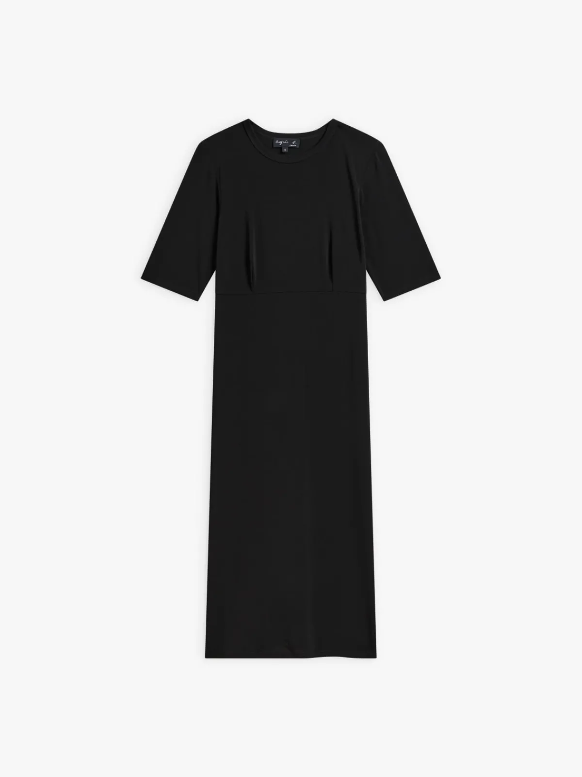 Black Viscose New Oriane Dress<agnès b. Shop