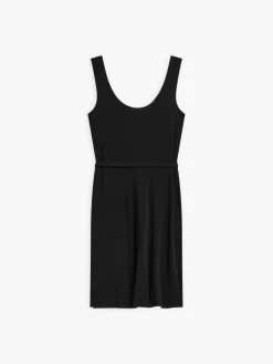 Black Viscose Popy Dress<agnès b. Clearance
