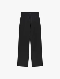 Black Viscose Wide Elegant Pants<agnès b. Store