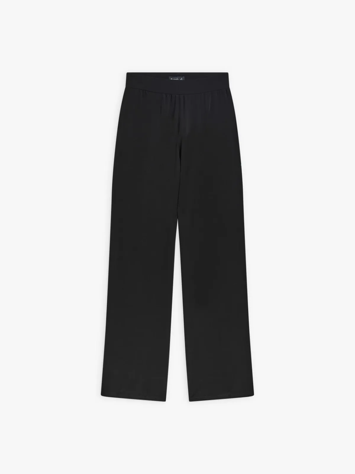 Black Viscose Wide Elegant Pants<agnès b. Store