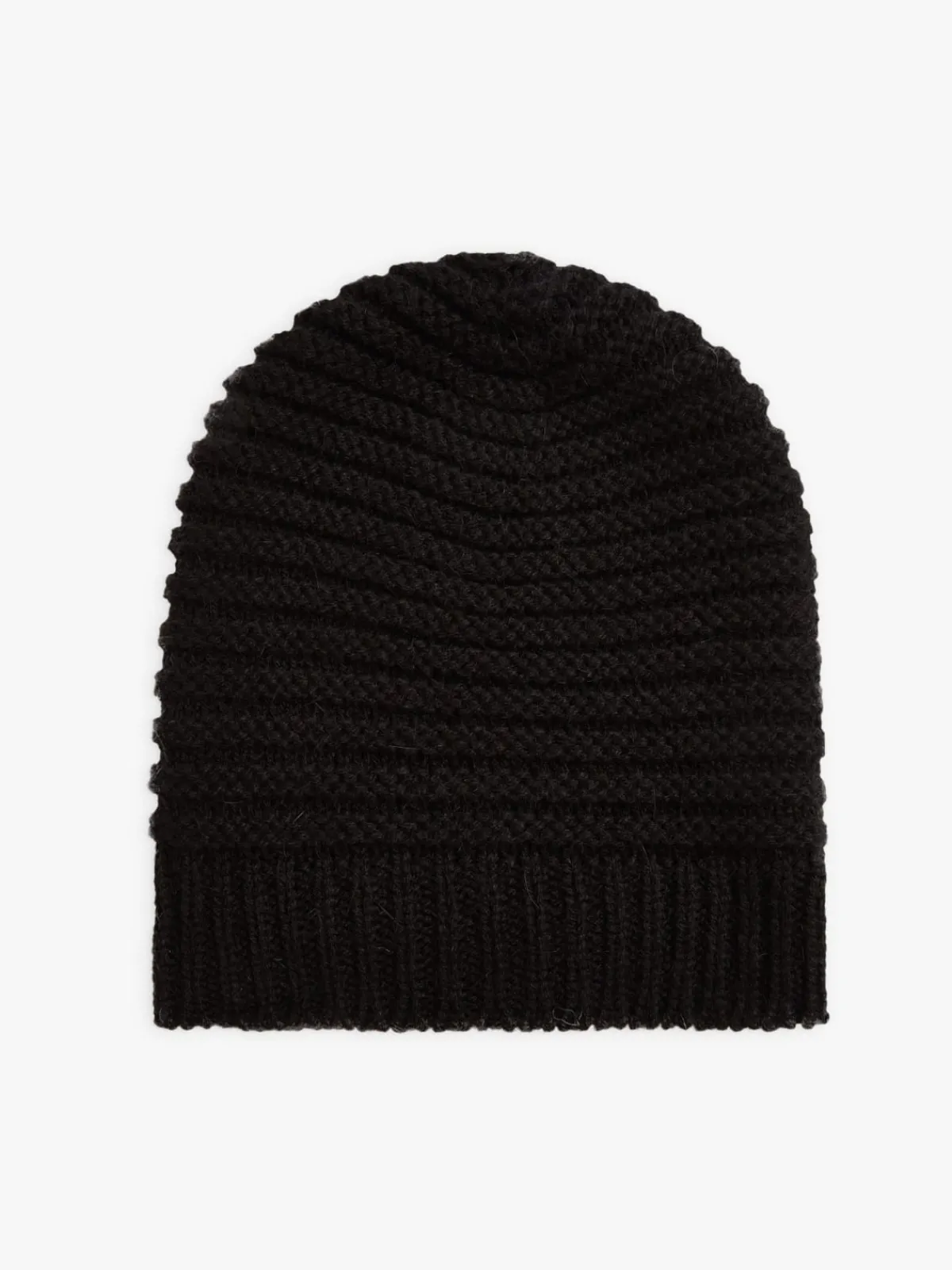 Black Wool And Alpaca Isaac Beanie<agnès b. Fashion