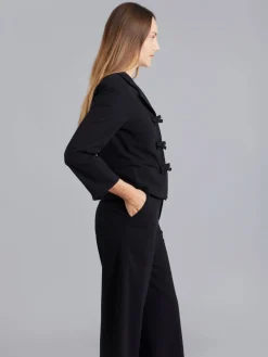 Black Wool Crêpe Jacket<agnès b. Best Sale