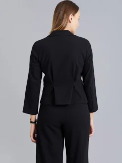 Black Wool Crêpe Jacket<agnès b. Best Sale