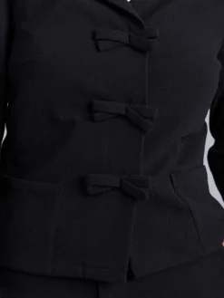 Black Wool Crêpe Jacket<agnès b. Best Sale