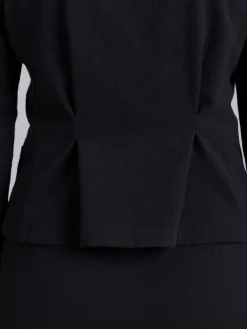 Black Wool Crêpe Jacket<agnès b. Best Sale