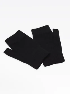 Black Wool Edouard Fingerless Gloves<agnès b. Best Sale