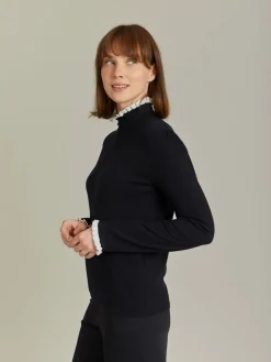 Black Wool Tessy Sweater<agnès b. Flash Sale