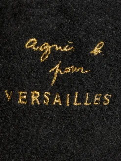 Black Wool Versailles Beret<agnès b. Sale