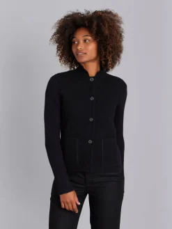 Black Woollen Jacket<agnès b. Store