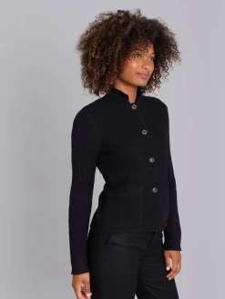 Black Woollen Jacket<agnès b. Store