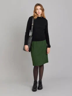 Black Yak Wool Pocket Sweater<agnès b. Fashion