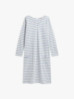 Blue And White Cotton 12x12 Striped Biarritz Dress<agnès b. Flash Sale