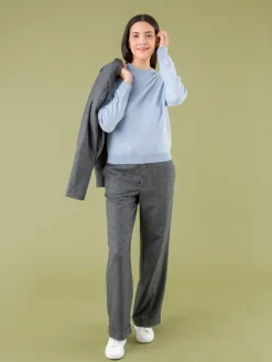 Blue Cashmere Neige Sweater<agnès b. Cheap