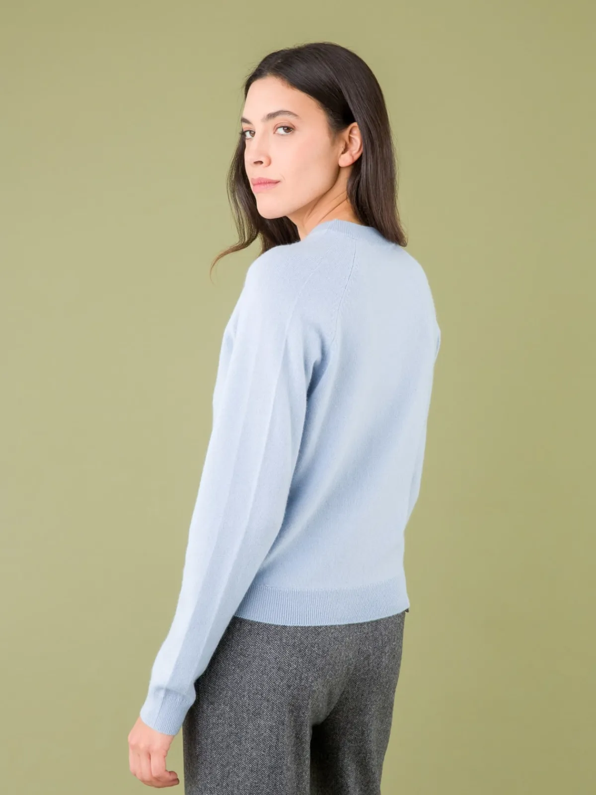 Blue Cashmere Neige Sweater<agnès b. Cheap