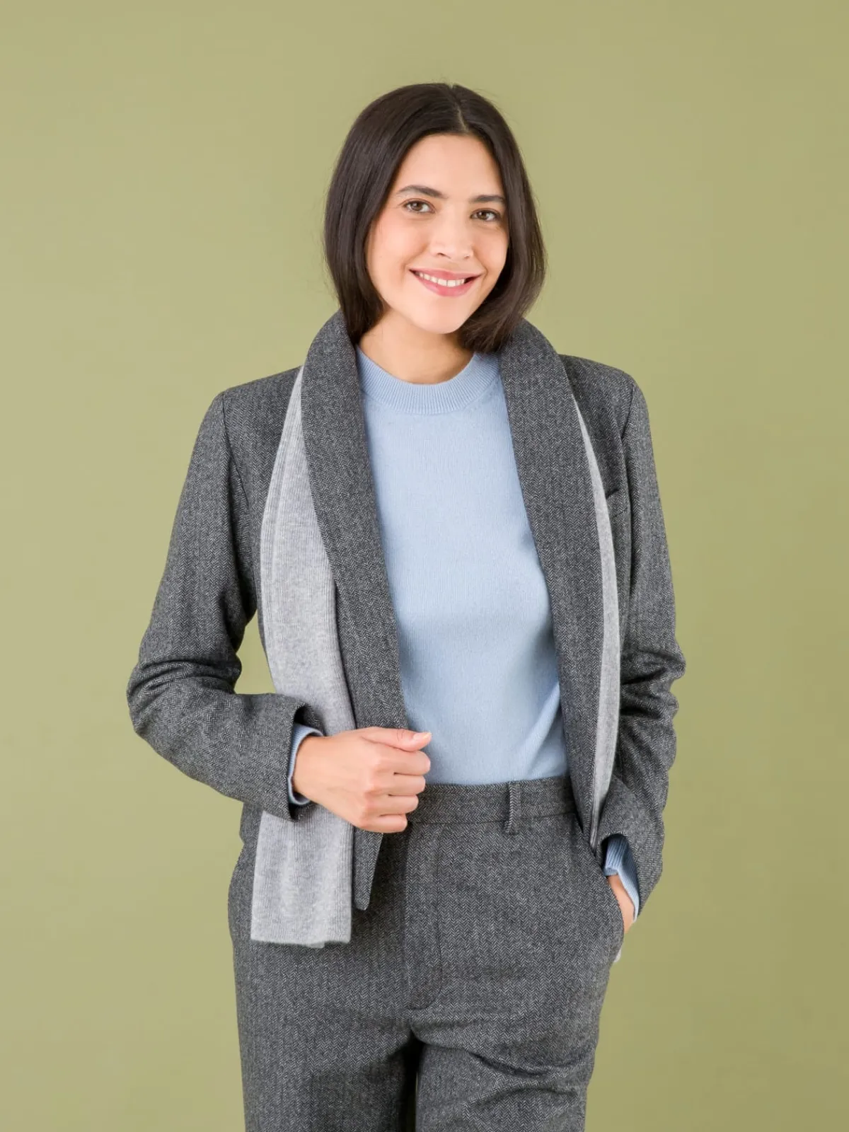 Blue Cashmere Neige Sweater<agnès b. Cheap