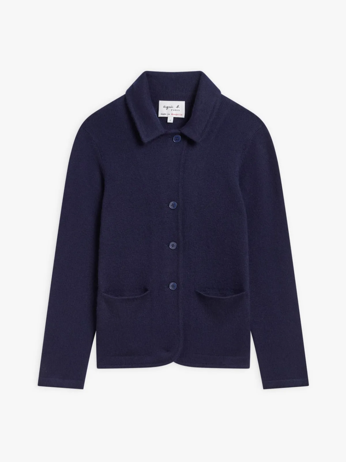 Blue Clifford Cashmere Jacket<agnès b. Fashion