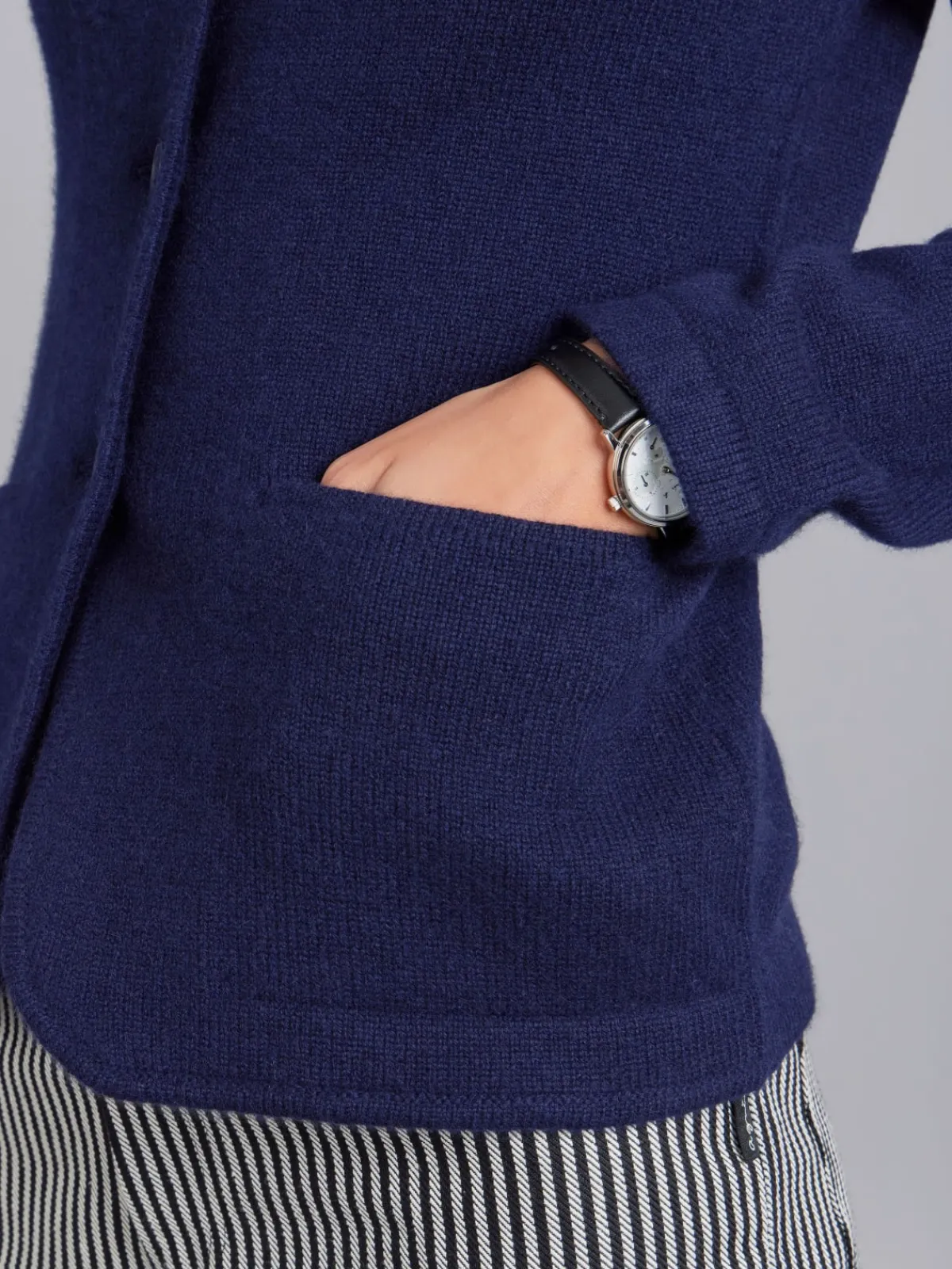 Blue Clifford Cashmere Jacket<agnès b. Fashion