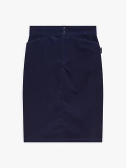 Blue Cotton Corduroy Skirt<agnès b. Outlet