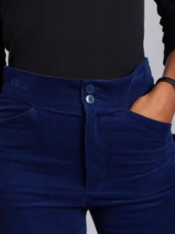 Blue Cotton Jersey Straight-cut Chinois Pants<agnès b. Outlet