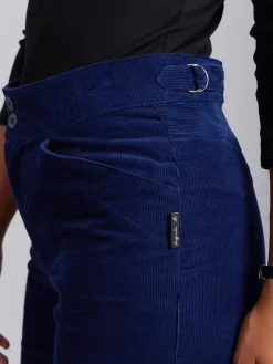 Blue Cotton Jersey Straight-cut Chinois Pants<agnès b. Outlet