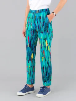 Blue Cotton Marilyn Jeans With Artist Mambo<agnès b. Clearance