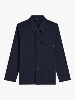 Blue Cotton Overshirt<agnès b. Outlet