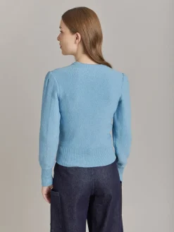 Blue Cotton Polisson Sweater<agnès b. Store