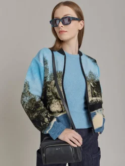 Blue Cotton Polisson Sweater<agnès b. Store